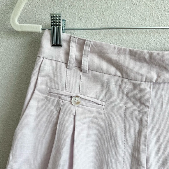 NWT Topshop Linen Blend Longline Shorts in Lilac Size 6 - Picture 7 of 11